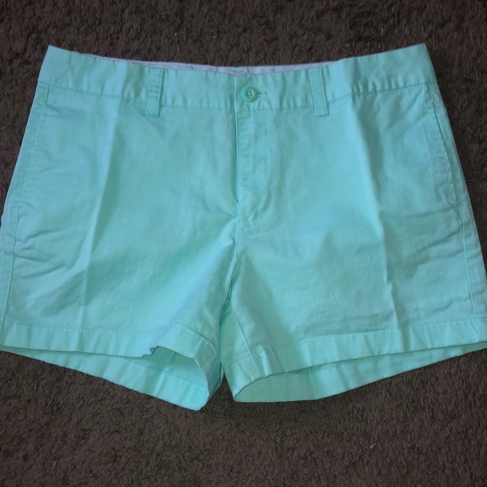 Mint color shorts